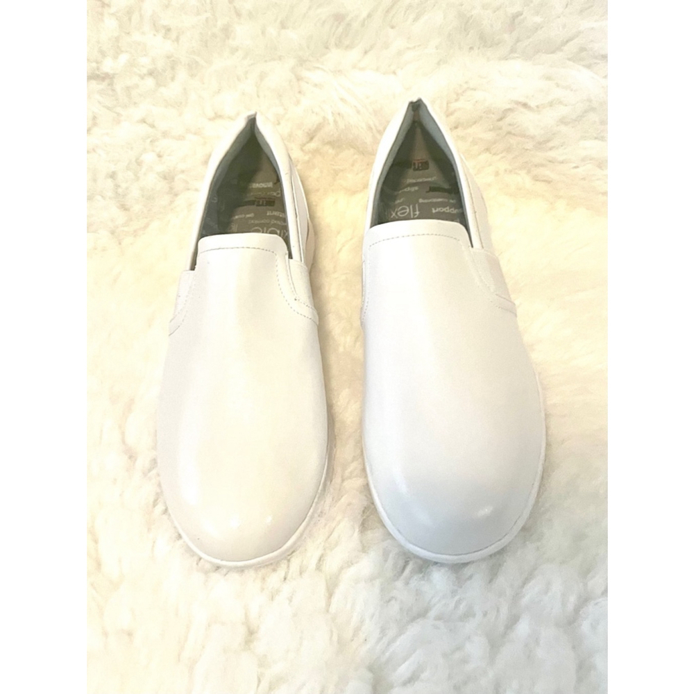 Greys Anatomy Women Wt Leather SoftWalk Oil Slip-Resist Nurse Clog Shoe Sz 9.5M